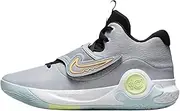 [Nike] KD Trey 5 X EP Mens Basketball Shoes, Particle Grey/Football Grey/Lilac/Violet Frost/Barely Volt, 11.5 M US