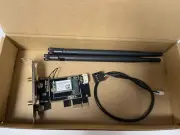 300Mbps Wireless PCI-E WiFi Network Adapter LAN Card for Desktop PC 2 Antenna