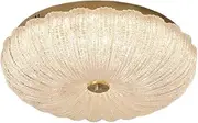 European Retro Decoration Lighting Fixtures,Copper Art Lamp Body Ceiling Light,6000k 4000k 3000k Adjustable Ceiling Lamp,Living Room Dining Room Simple Flat Panel Light