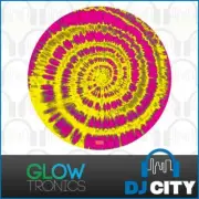 Glowtronics Tie Dyed 12 Inch Slipmat Pair UV Blacklight