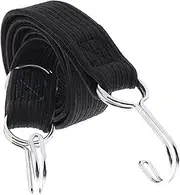 Daseeme 1PCS Bicycle Accessories Elastics Rubber Luggage Rope Cord Hooks Bikes Rope Tie Bicycle Luggage Roof Rack Strap Fixed Band Hook-Black