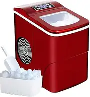Ice Maker Countertop,Portable Ice Machine with Carry Handle,Compact Automatic Ice Cube Maker Machine,Quickly Produce Ice in 8 Minutes The Size of The Ice Cube Can Be Adjusted