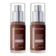 Revlon Illuminance Skin-Caring Foundation 30ml 609 SIENNA - 2 pack