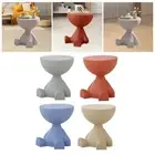 Small Side Table Bedside NightStand Flat Head Coffee Table Modern Cute Edge