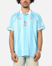 [ADIDAS] Adidas Jacquard Jersey Cyan - Size 2XL 2XL Cyan
