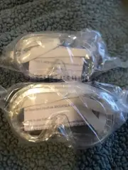 2 New Sealed Lowes Build and Grow Child's Safety Goggles w/ White Strap