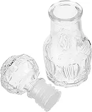 MUCKLILY Miniature Perfume Bottle Vintage Glass Perfume Container for Photo Props Decorative Vase and Scent Preservation