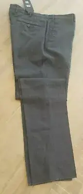 NWT $550 PT01 MEDIUM WOOL OF PT05 COHEN PANTS 36 GRAY RETRO
