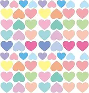 DIY Love Wall Sticker, 10 Pieces Wallpaper 30 * 22cm, Kids Room Wall Art Stickers, Removable and Water Proof Murals, Kindergarten, Nursery and Birthday Party Decoration.