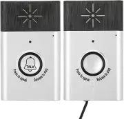 Liukouu 2.4GHz Mini Portable Dual Way Voice Intercom Wireless Doorbell Intercom