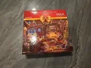Thomas Kinkade Studios Santa Checking His List 1000 PC Puzzle Brand New Ceaco