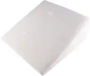 Leona Co Triangle Bed Wedge Pillow Cooling Memory Foam Top, Elevated Support Cushion Wedge, Pillow for Sleeping Lower Back Pain, Acid Reflux, Heartburn, Allergies, Snoring with Removable Cover