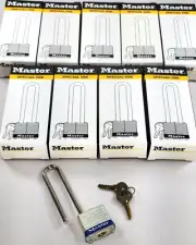 Lot of 9 VTG Master #7 Padlock SPECIAL USE Padlock Master 7KALJ Key P405 NOS USA