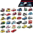 Mini Racing Car Bus Police Engineering Vehicle Ambulance Pull Back Model DIY Bui