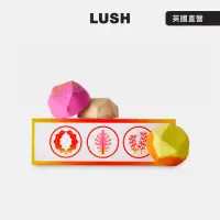 在飛比找momo購物網優惠-【LUSH 嵐舒】暖の一服汽泡彈禮盒(泡澡球3入 / 暖心香