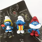 Kawaii Cute Blue Elf Family Smurfing Action Figure Doll Assemble Anime Toys