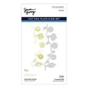 Simon Hurley Ornament String Hot Foil Plate & Die Set 2pc : Joyful Christmas Co