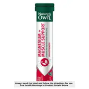 Nature's Own Effervescent Magnesium + Muscle Support Tablets 20 Pack