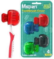 Toothbrush Head Cover Cap Mspan Protector Brush Pod Case Plastic Clip For Travel