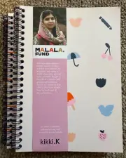 kikki.K Malala Fund A5 Spiral Notebook 3 Pack Multi - BRAND NEW