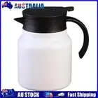 Stainless Steel Stewed Teapot Tea Making Pots Thermal Kettles (White 1000ML) AU