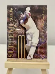 1995-96 Futera Cricket SUPREME TEAM ST1 MICHAEL SLATER #5693/7000