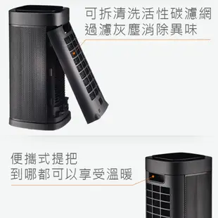 Airmate艾美特 陶瓷電暖器HP12107M黑