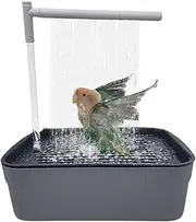 Parrot Shower - Parrot Bathtub | Bird Bath Shower | Parrot Bird Bath Suckers | Rechargeable Parrot Tub | Silent Bathtub With Circ Tap