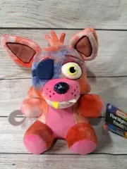 Five Nights At Freddys Tie Dye Foxy Plush Funko 8" NWT