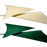 3x3x3m Beige Yellow or Green Triangle Sun Shade Sunshade Outdoor Sail Yardmaster