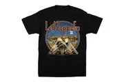 Led Zeppelin T Shirt LZII Searchlights Band Logo new Official Mens Black