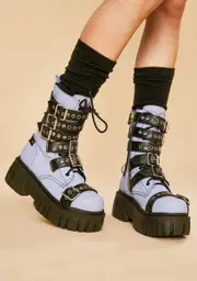 [Current Mood] Heavy Metal Heaven Buckle Boots