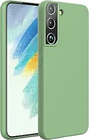 ZUSLAB Galaxy S22 Plus Case 5G Nano Silicone Shockproof Gel Rubber Bumper Protective Cover - Green