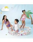 Intex Inflatable Kiddie 2 Ring Swimming Pool Vinyl 48" X 10" Ice Pop Design NEW