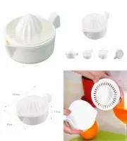 MXY Japanese Hand Juicer Plastic Lemon Lime Oranges Squeezer with Bowl...