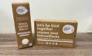 Eco-friendly Laundry Bundle, Laundry Detergent Sheets, 3 Wool Dryer Balls