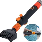 Poemtian Pool Cartridge Filter Cleaner, Pool Filter Cleaner Tool, Efficient Cleaning Hot Tub Filter Brush with 6 Powerful Water Jets Handheld Removes Debris and Dirt