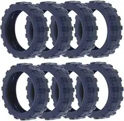 [Yardenfun] Travel Luggage Wheel Protectors 8pcs Silent Non-Slip Wheel Covers for Suitcases
