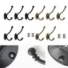 Set Wall Mounting Hooks Clothes Towel Rack Door Ornaments Holder Space Saving