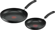 Tefal Specialty Hard Anodised Non-Stick Twin Pack Frypans 20/26cm, B484S217