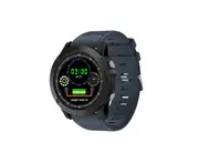 1.22 Round IPS Display Smart Watch Waterproof Bracelet Outdoor Sports Blood Oxygen Heart Rate Monitoring Watch-Blue