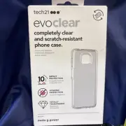 Tech21 Evo Clear Case for Motorola Moto G Power, Scratch-Resistant