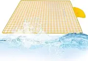 Picnic Mat, Backyard Folding Sand Mat, Lightweight Sand Pad, Sandproof Picnic Waterproof Playtime Blanket for Outdoor Camping Beach, 79x79 Inch