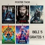 海報漫威索威復仇者聯盟 CHRIS HEMSWORTH NATALIE PORTMAN JANE FOSTER POST