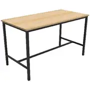Rapidline High Bar Rectangular Table Oak