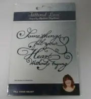 Tattered Lace Die Always be Yourself (TL522)