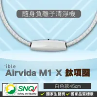 在飛比找蝦皮購物優惠-ible Airvida M1 鈦項圈負離子清淨機 經典編織