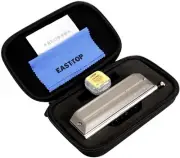 EASTTOP Upgrade Chromatic Harmonica Key of C 12hole Mouth Organ Harmonica Gift
