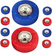 JOINPAYA 10pcs Mini Shuffleboard Set Boys and Girls Tabletop Game Rolling Ball for Hand-Eye Coordination Portable Entertainment