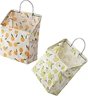 ABOOFAN 2pcs Wall Hanging Organizer Storage Bag Cloth Convenient Over Door Pouch for Bedroom Bathroom Office Space Saving Hanging Storage